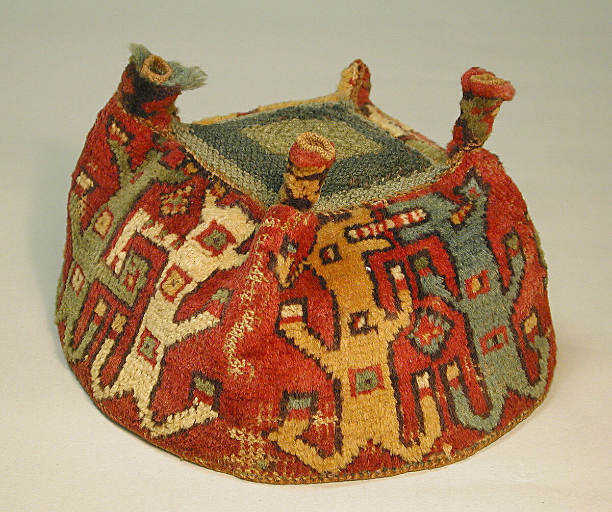 Four-Cornered Hat, Camelid hair, Wari