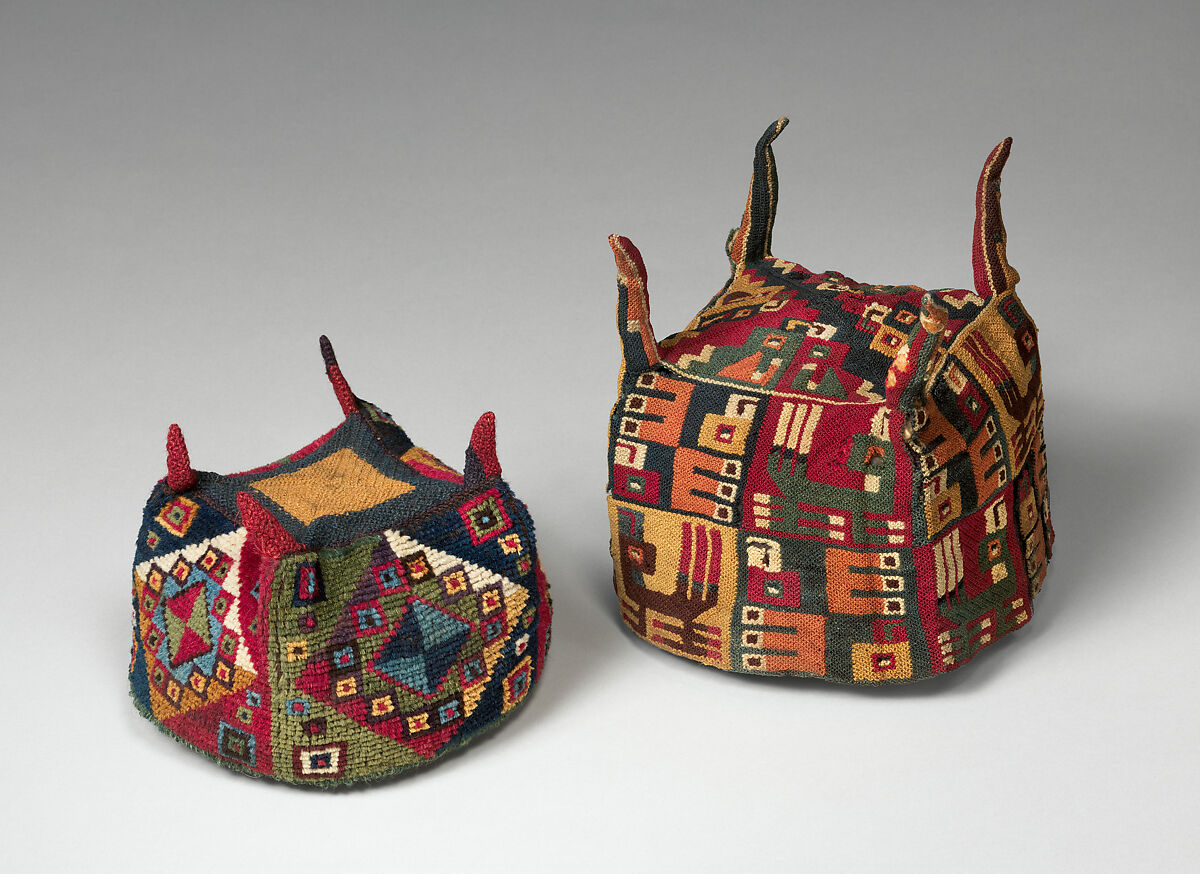 Four-Cornered Hat, Camelid fiber, Wari