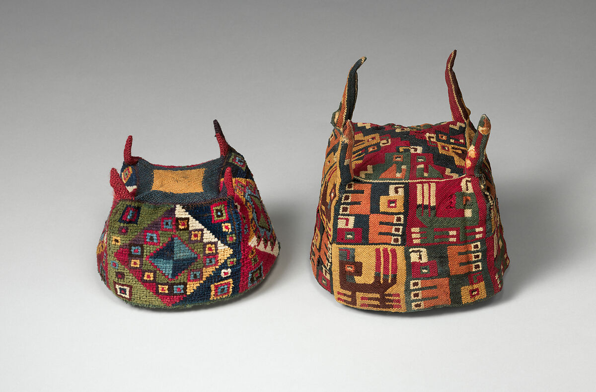 Four-Cornered Hat, Camelid fiber, Wari