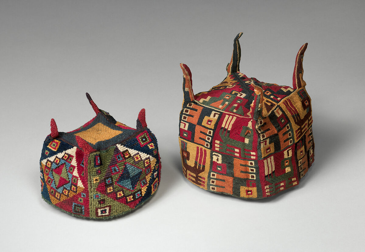 Four-Cornered Hat, Camelid fiber, Wari