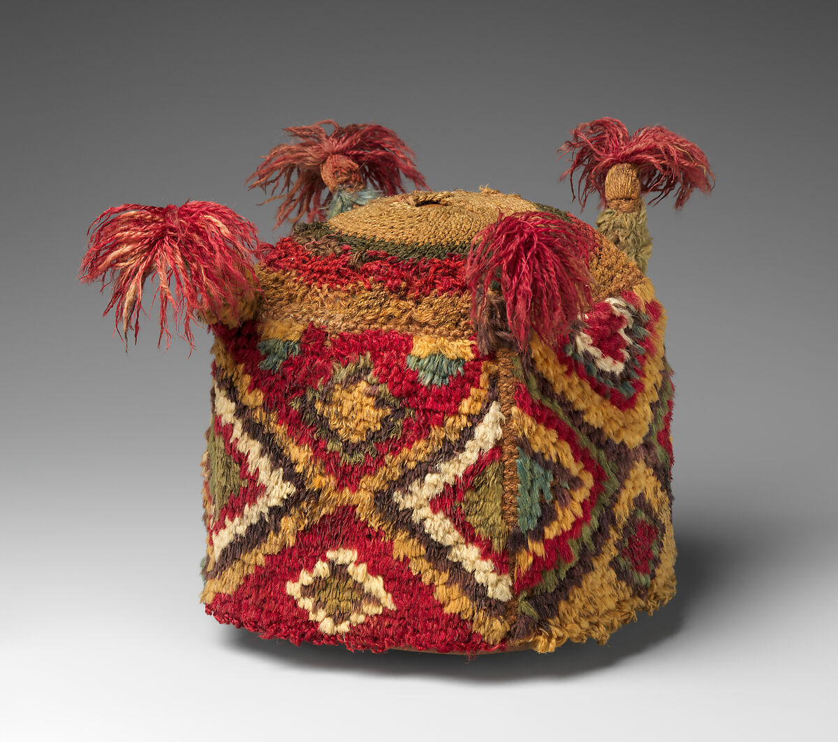 Four-Cornered Hat, Camelid hair, Wari