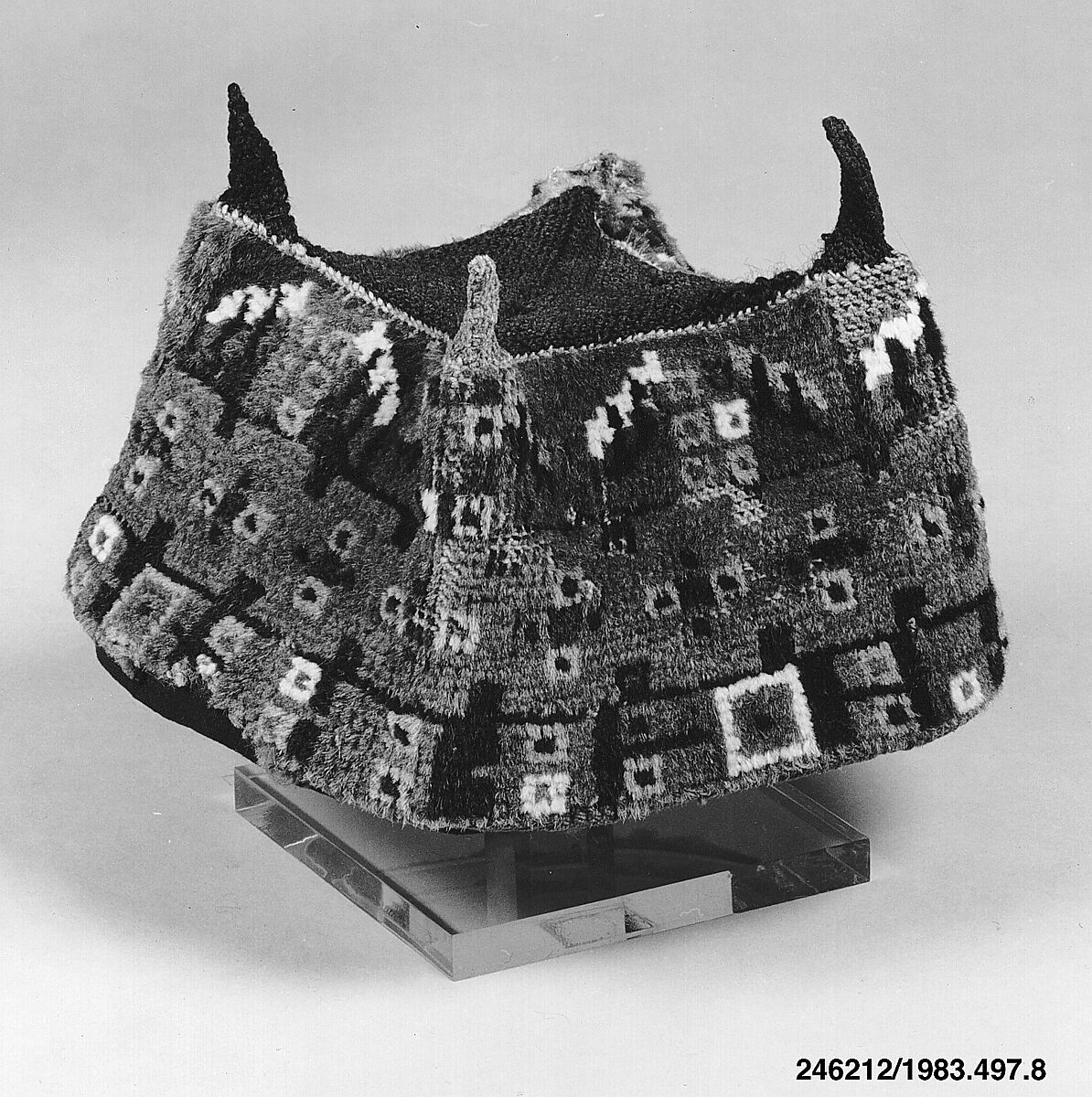 Four-Cornered Hat, Camelid hair, Wari