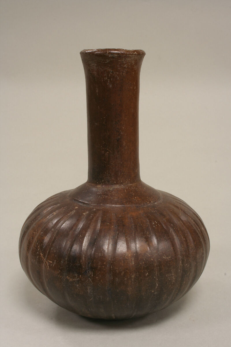 Single-Spout Bottle, Ceramic, Tlatilco 