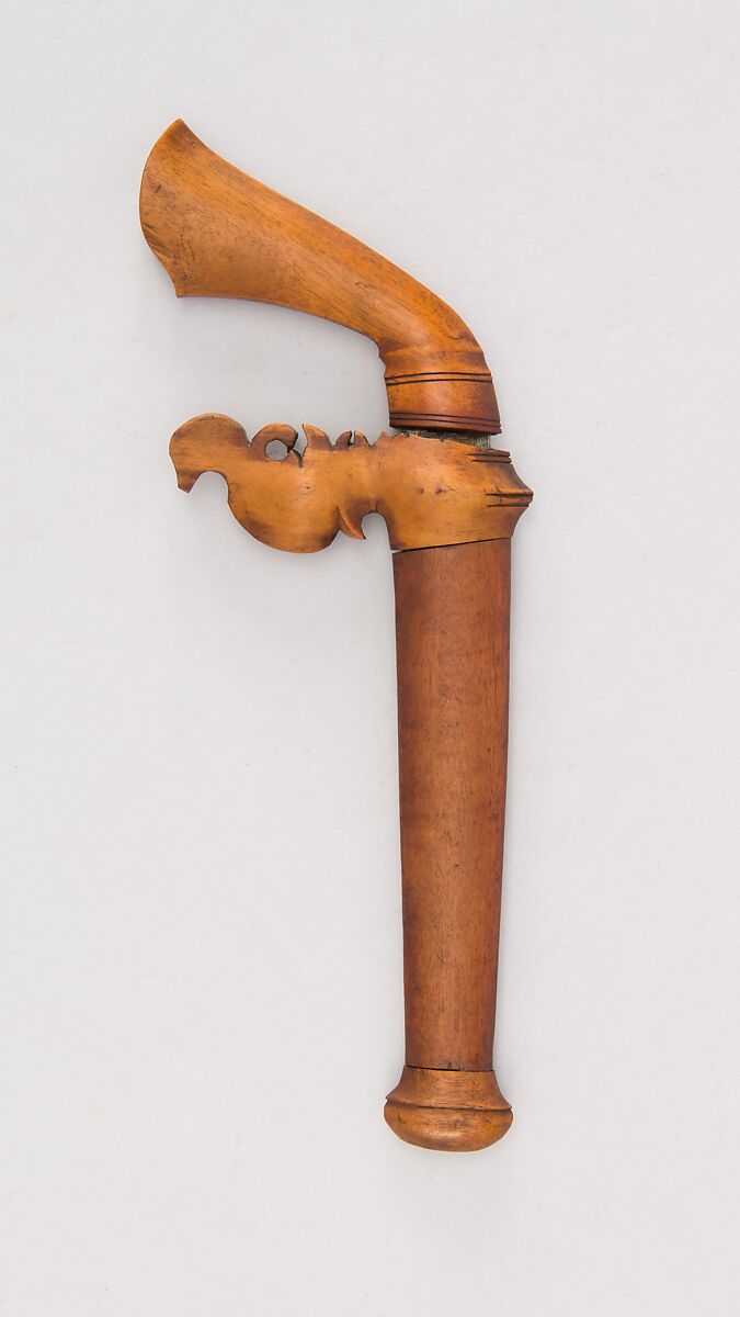 Knife with Sheath, Wood, steel, Indonesian, Sulawesi (possibly Phillipine)