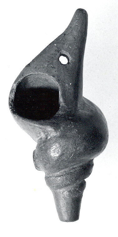 Ceramic Whistle in the Form of a Shell, Ceramic, Ecuador