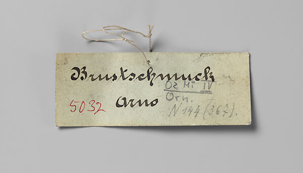 Pendant (Marremarre Lagelag or Buni), Tridacna shell, fiber, Marshallese people