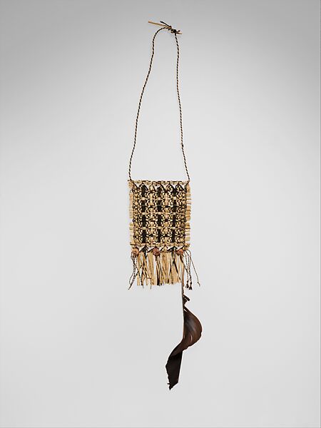 Ceremonial mat, Nauruan artist, Pandanus leaves, feathers, shell beads, shark teeth, fiber, Nauru peoples