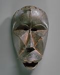 Face Mask, Dan artist, Wood, iron, animal skin, cord, Dan peoples