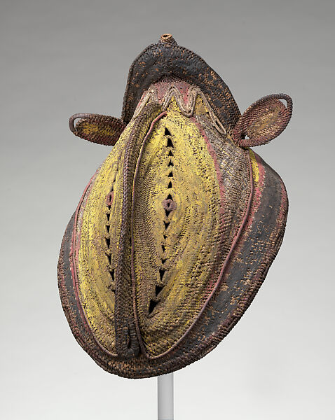 Mask, Fiber, paint, Arapesh people