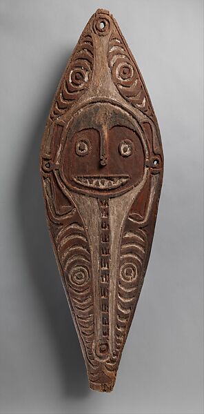 Spirit Board (Gope), Wood, paint, Urama people 