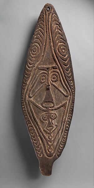 Spirit Board (Gope), Wood, paint, Urama people 