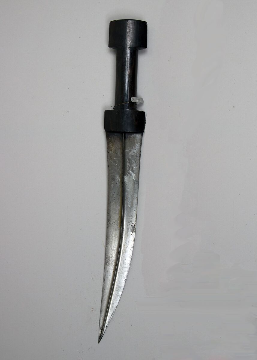 Dagger (Jambiya), Horn, steel, Persian 