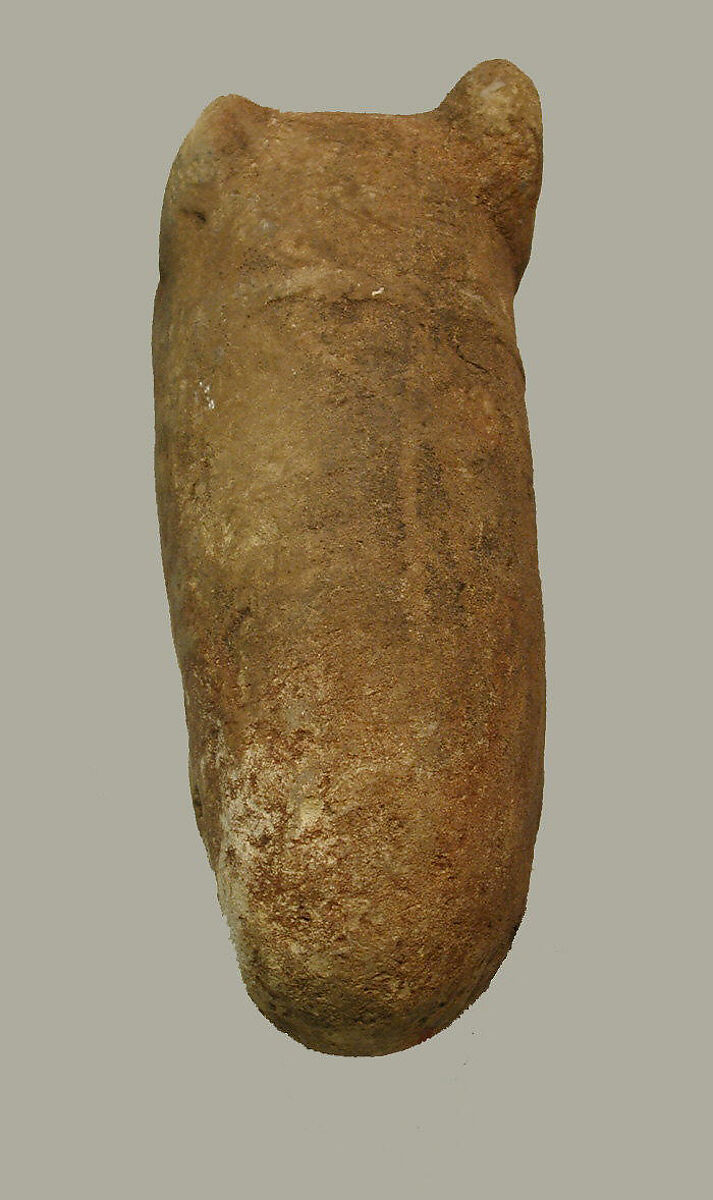 Fragment of a Zoomorphic Figure, Stone, pigment, Southern Highlands