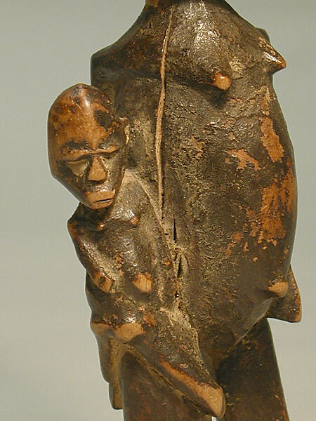 Figure: Mother and Child, Lobi artist, Wood, Lobi peoples