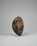 Miniature Mask, Dan artist, Wood, pigment, Dan peoples