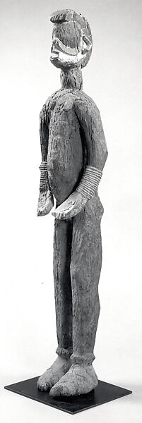 Figure: Female, Wood, pigment, Igbo peoples,  Onitsha group 