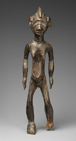 Figure: Female (Ninana), Wood, Mossi, Nakomse group 