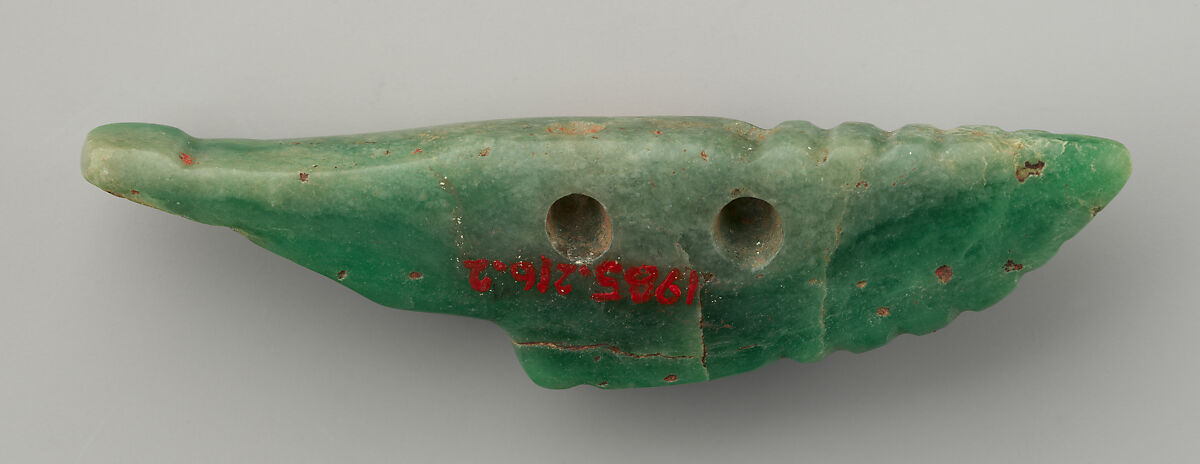 Ornament, Maya artist(s), Jadeite, Maya