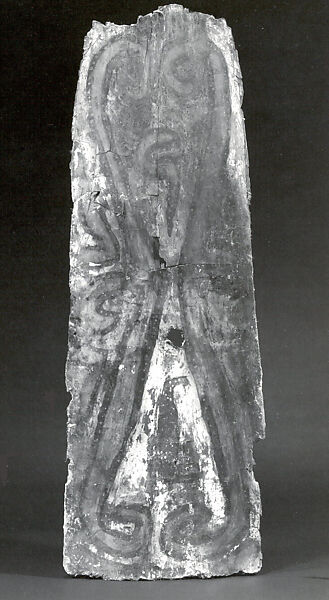 Painting from a Ceremonial House Ceiling, Sago palm petiole, paint, Yinibu people