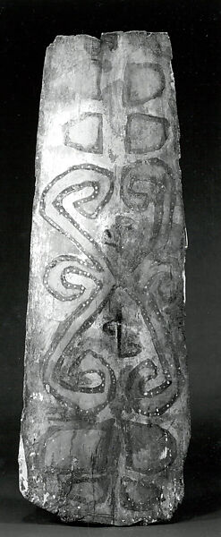 Painting from a Ceremonial House Ceiling, Sago palm petiole, paint, Yinibu people