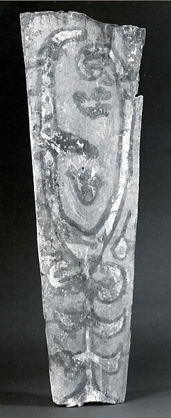 Painting from a Ceremonial House Ceiling, Sago palm petiole, paint, Yinibu people