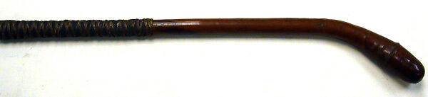 Club (Go-Maace [?]), Wood, cloth, fiber, Kanak people