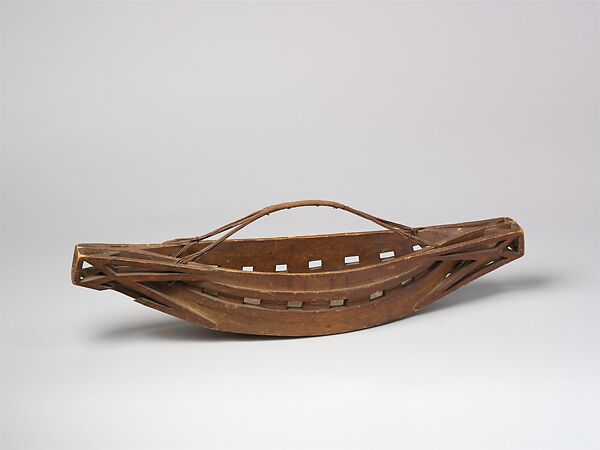 Carrying Bowl (Finola), Wood, fiber, Kaniet Islands