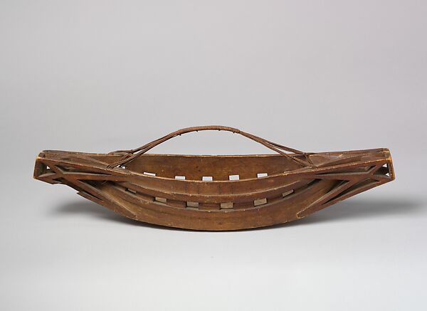 Carrying Bowl (Finola), Wood, fiber, Kaniet Islands