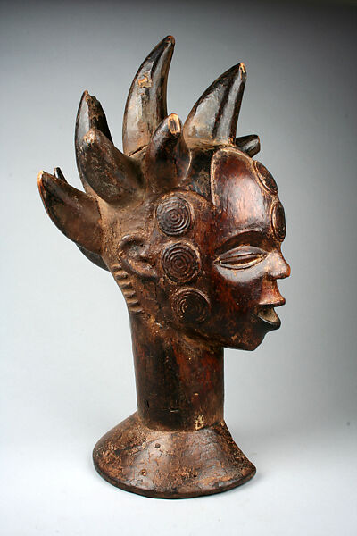 Head Crest, Wood, pigment, Igbo peoples 