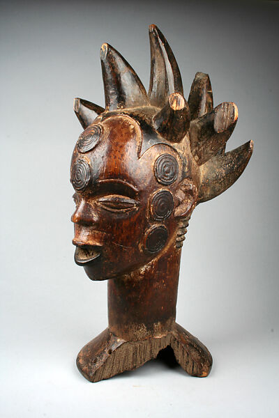 Head Crest, Igbo artist, Wood, pigment, Igbo peoples