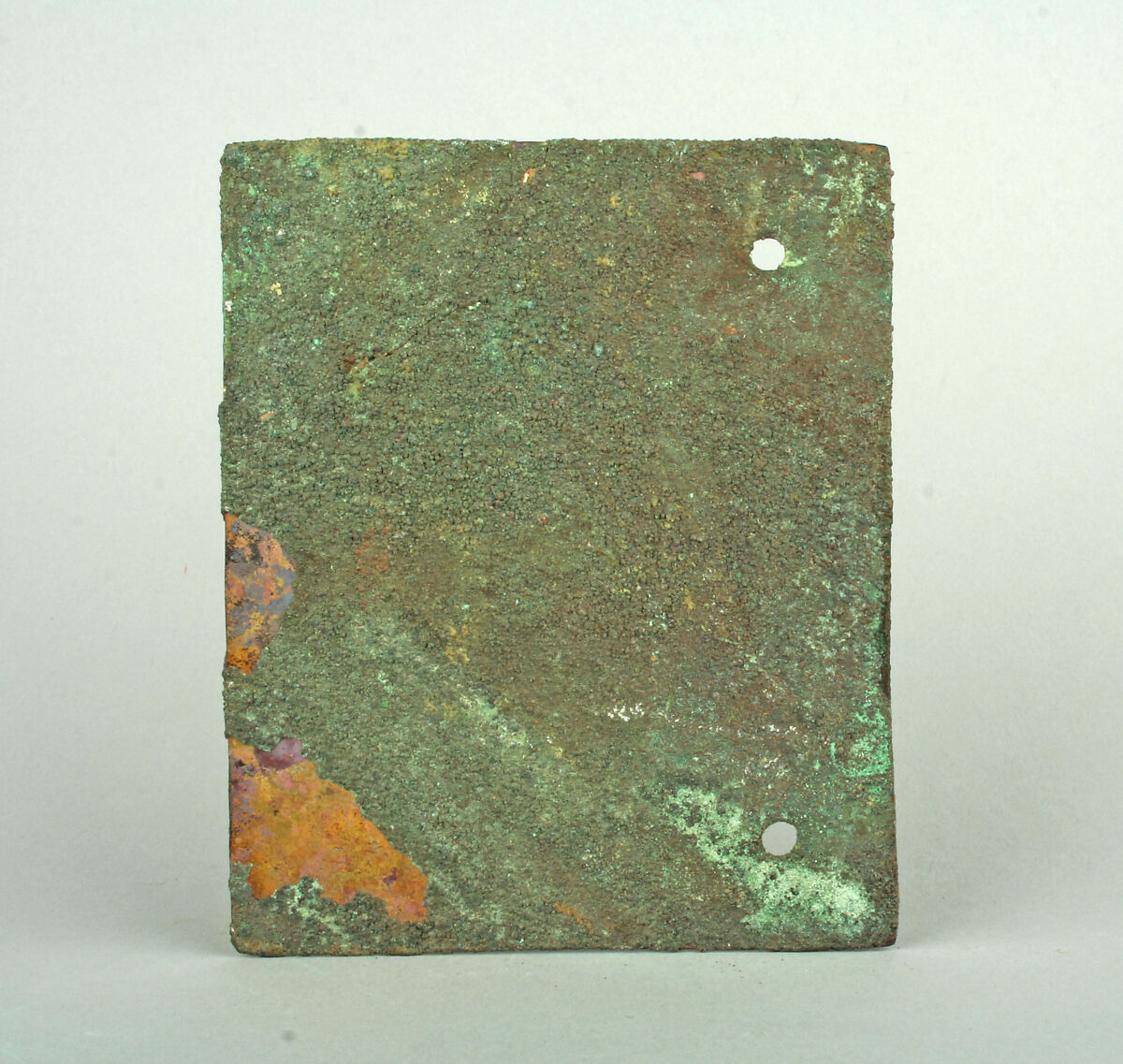 Square Plaque, Copper (hammered), gilt, Vicús 