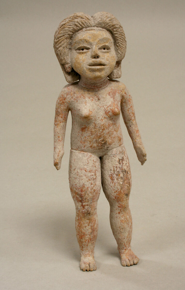 Female Figure, Ceramic, Xochipala 