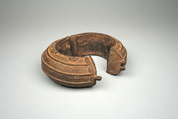 Anklet, Brass, Baule peoples