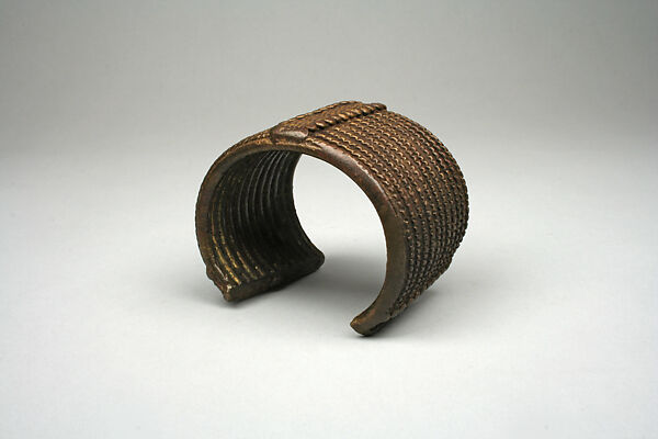 Bracelet, Brass, Côte d'Ivoire 