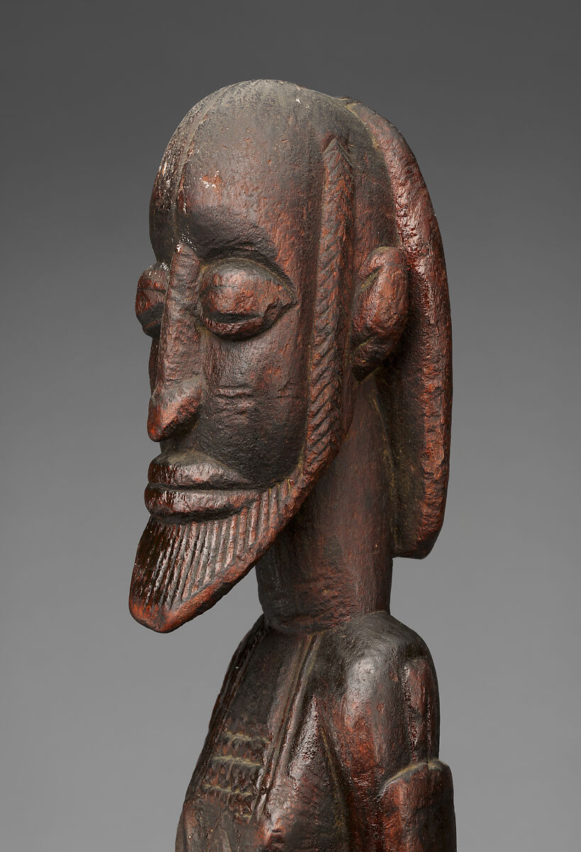 Male figure, Soninke blacksmith, Wood, oil, Soninke peoples (?)