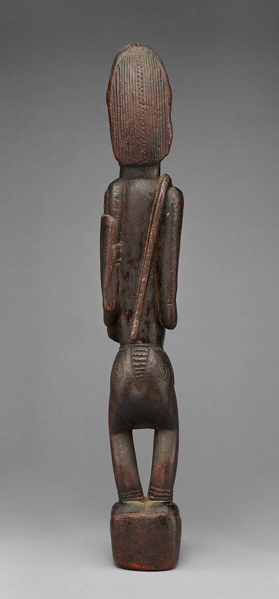 Male figure, Soninke blacksmith, Wood, oil, Soninke peoples (?)