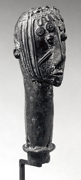 Figure: Head, Brass, Bozo peoples (?) 