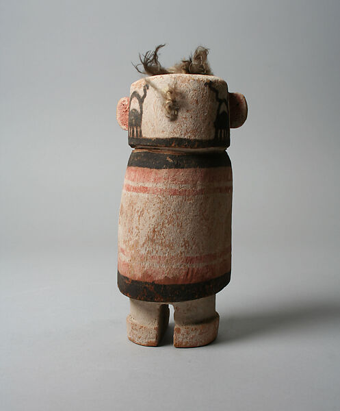 Katsina (Mana), Wood, paint, feathers, cloth, Hopi