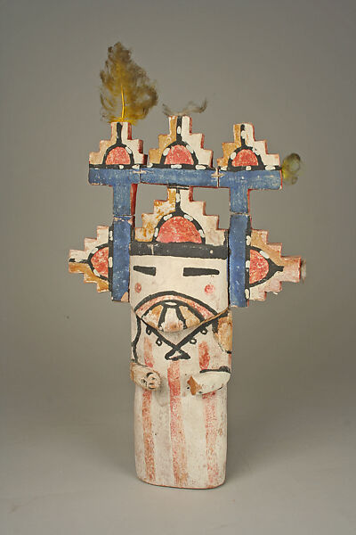 Katsina (Shalako Mana), Wood, paint, Hopi 