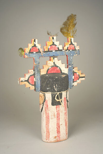 Katsina (Shalako Mana), Wood, paint, Hopi