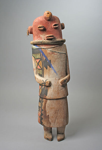 Katsina (Kuwan Powamu Koyemsi), Wood, paint, Hopi 