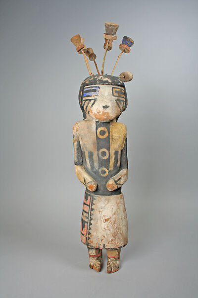 Katsina (Lenang or Lenya), Wood, paint, Hopi 