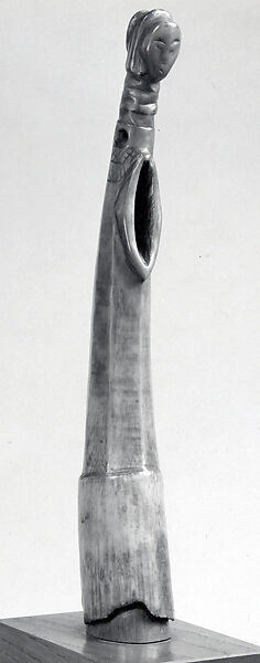 Horn: Figurative Finial, Ivory, Gabon 