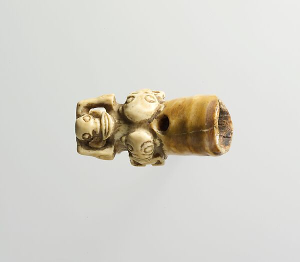 Pioro (Pipe Bowl), Whale ivory, Marquesan (Enata) people