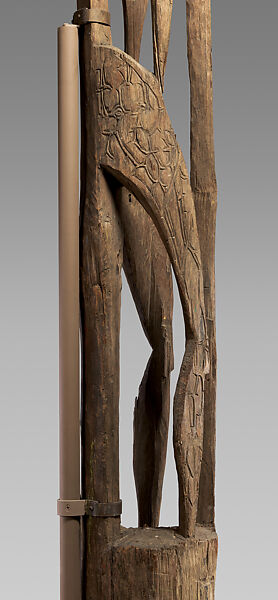 Mbitoro (ancestor pole), Kamoro artist, Wood, paint, Kamoro (Mimika)