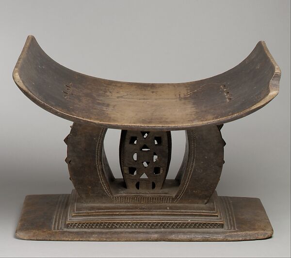 Prestige Stool, Wood, Akan peoples 