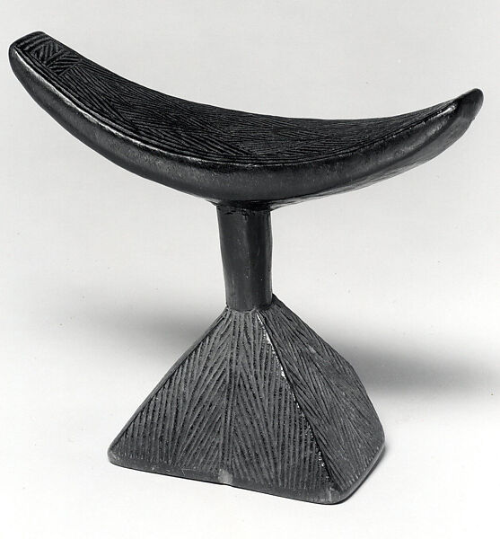 Headrest, Wood, Democratic Republic of Congo