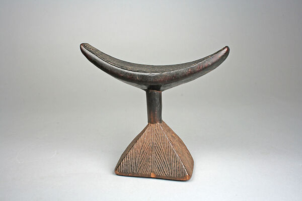 Headrest, Wood, Democratic Republic of Congo 