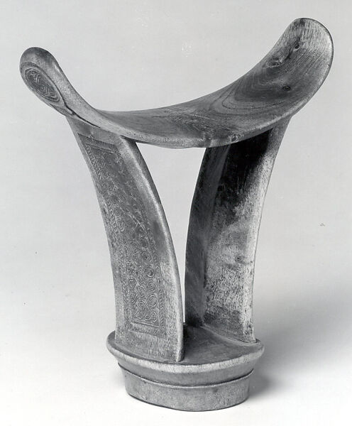 Headrest, Wood, Boni peoples
