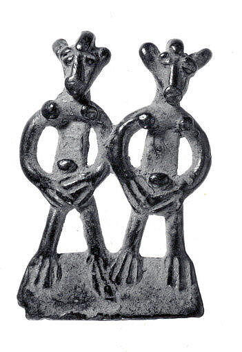 Twin Figurine, Copper alloy, Senufo peoples 